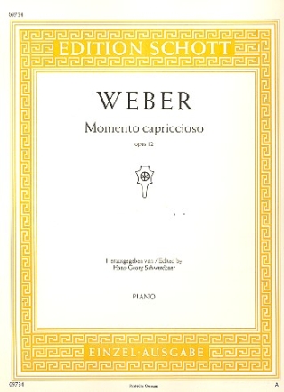 Momento capriccioso op.12 fr Klavier