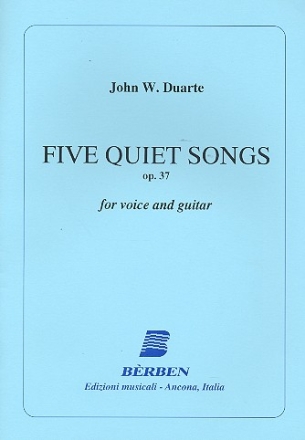 5 quiet Songs op.37 for voice and guitar (1968)
