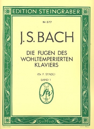 Die Fugen des wohltemperierten Klaviers Teil 1 (jede Stimme auf einzelnem System notiert)