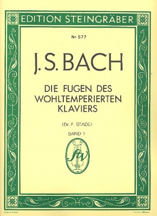 Die Fugen des wohltemperierten Klaviers Teil 1 (jede Stimme auf einzelnem System notiert)