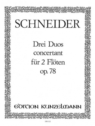 3 Duos concertant op.78 fr 2 Flten