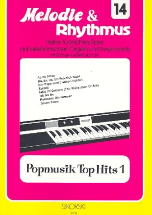 Popmusik Top Hits 1: fr E-Orgel / Keyboard