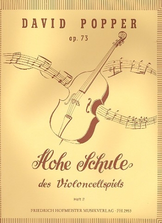 Hohe Schule des Violoncellspiels op.73 Band 2 fr Violoncello