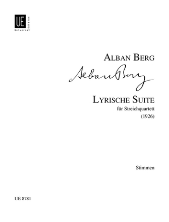 Lyrische Suite fr Streichquartett Stimmen