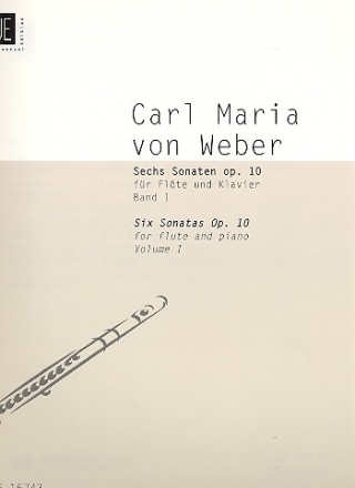 6 Sonaten op.10 Band 1 (Nr.1-3) fr Flte und Klavier
