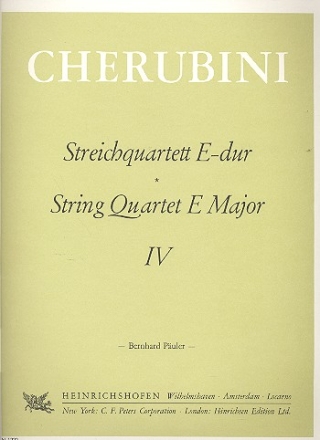 Streichquartett E-Dur Stimmen