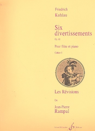 6 divertissements op.68 vol.1 pour flte et piano