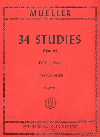 34 Studies op.64 vol.2 (nos.23-34) for horn