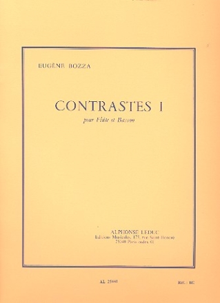 Contrastes 1 pour flute et basson