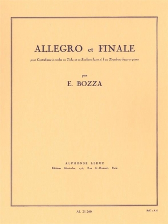 Allegro et Finale pour contrebasse (tuba/trombone basse/saxhorn) et piano
