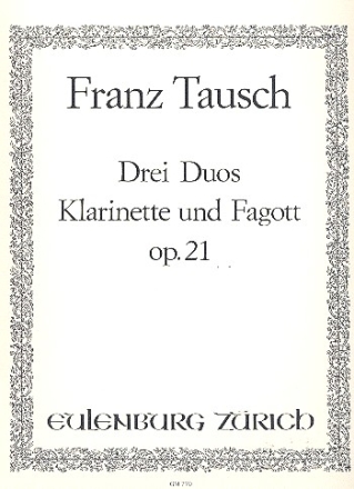 3 Duos op.21 fr Klarinette und Fagott