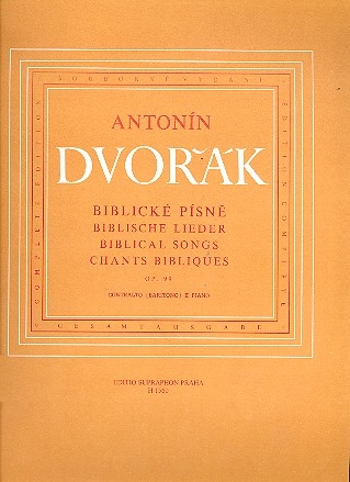 Biblische Lieder op.99 fr Alt (Bariton) und Klavier (ts/en/dt)