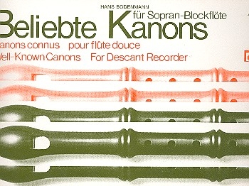 Beliebte Kanons Band 1 fr Sopranblockflte