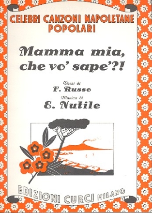 Mamma mia que vo sape per canto e pianoforte (nap)