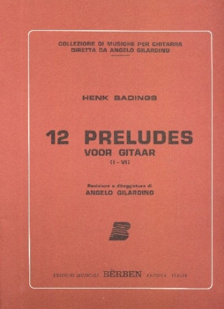 12 preludes vol.1 (nos.1-6) voor gitaar