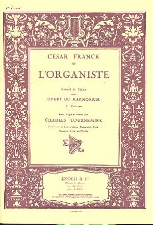L'organiste vol.1 pour orgue (harmonium)