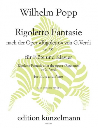 Rigoletto-Fantasie nach Rigoletto (Verdi) op.335 fr Flte und Klavier