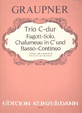 Trio in C-Dur für Fagott solo, Chalumeau in C und B.c.
