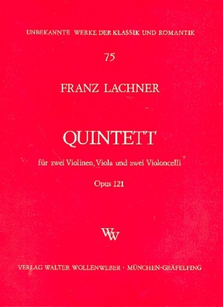 Quintett op.121 fr 2 Violinen, Viola und 2 Violoncelli Stimmen