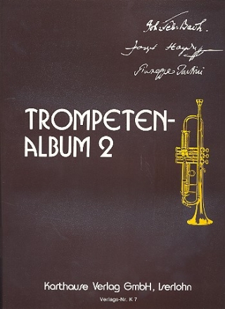 Trompetenalbum Band 2 32 kurze Stücke für Trompete und Klavier