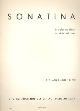 Sonatina fr Violine und Klavier