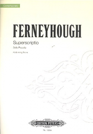 Superscriptio for piccolo flute