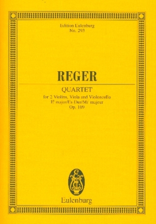 Streichquartett Es-Dur op.109 Studienpartitur