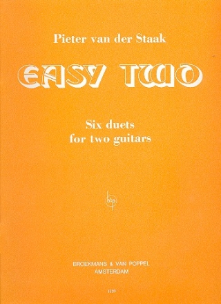 Easy Two - 6 Duets  for 2 guitars