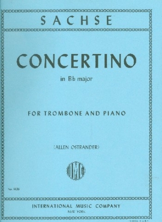 Concerto B flat major for trombone and piano