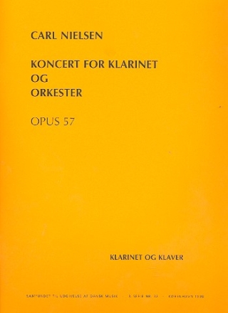 Concerto op.57 for clarinet in a and orchestra for clarinet and piano