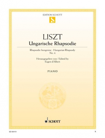 Ungarische Rhapsodie Nr.6 fr Klavier