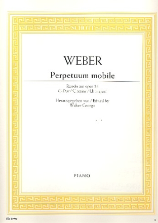 Perpetuum mobile op.24 fr Klavier