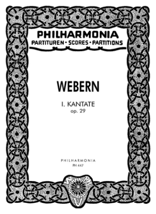 Kantate Nr.1 op.29 fr Sopran, Chor und Orchester Studienpartitur