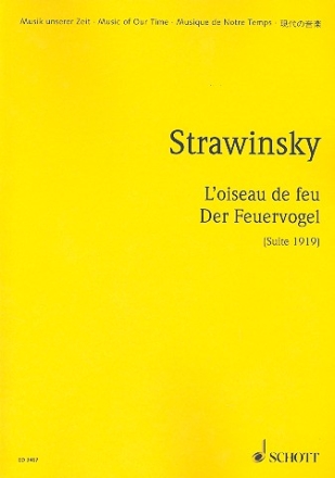 Der Feuervogel fr Orchester Studienpartitur