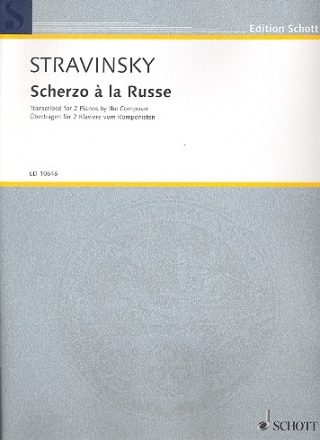 Scherzo a la russe for 2 pianos score