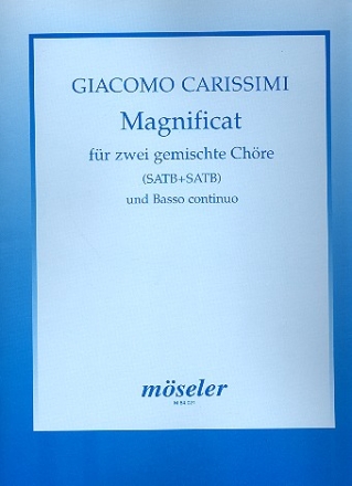 Magnificat fr gem Chor (SSAATTBB) und bc Partitur