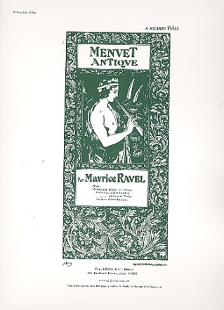 Menuet antique pour violon et piano