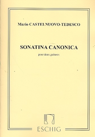 Sonatina canonica pour 2 guitares op.196 Partitur