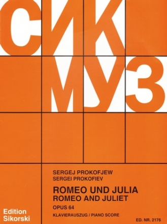 Romeo und Julia op.64 fr Orchester Klavierauszug