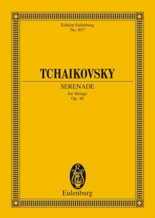 Serenade C-Dur op.48 fr Streichorchester Studienpartitur