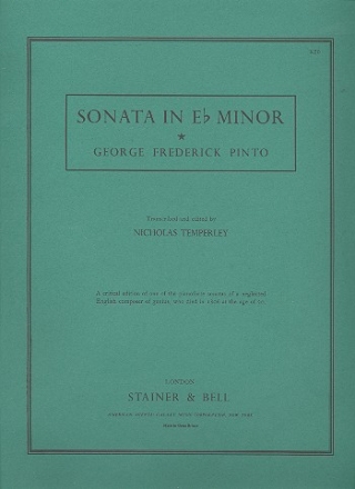 Sonata e flat minor for piano
