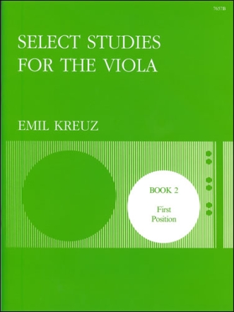 SELECTED STUDIES VOL.2 FOR VIOLA (FIRST POSITION) KREUZ, EMIL, ED