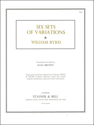 6 SETS OF VARIATIONS BROWN, ALAN, ED