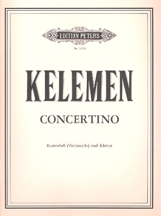 Concertino (1959) fr Kontrabass (Violoncello) und Klavier Partitur und 1 Stimme