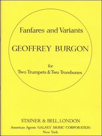FANFARES AND VARIANTS ON THE AGNUS DEI FROM THE MASS BY GUILLAUME DE SCORE+4PARTS