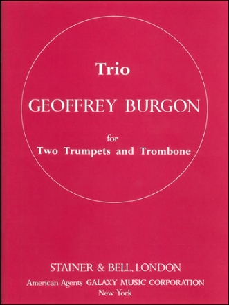TRIO FOR TWO TRUMPETS AND TROMB- ONE SCORE