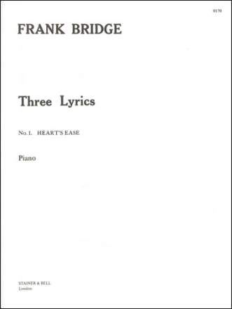 HEART'S EASE FOR PIANO 3 LYRICS NO.1