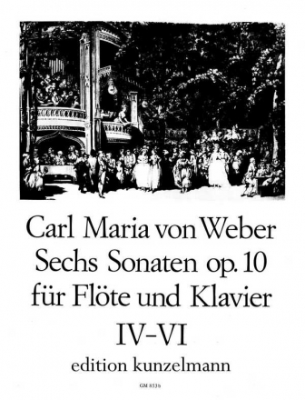 6 Sonaten op.10 Band 2 (Nr.4-6) fr Flte und Klavier