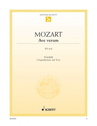 Ave verum KV618 fr Klavier
