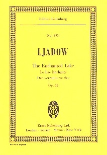 Der verzauberte See op.62 (Legende) fr Orchester Studienpartitur
